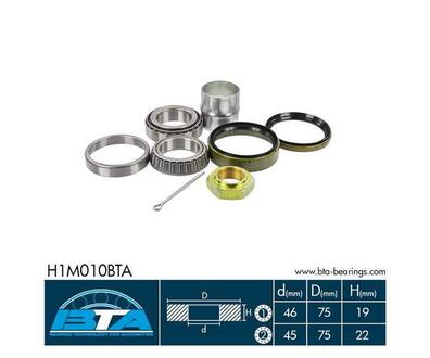 Подшипник колеса, комплект BTA H1M010BTA