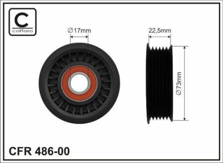 Ролик CAFFARO 48600