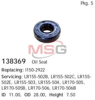 Сальник генератора OPEL Astra/Combo/Corsa "1,5-1,7" 91-01 - кратн. 5 шт CG138369 CARGO 138369