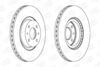 Тормозной диск передний FIAT BRAVO, DOBLO, FIORINO, IDEA, LINEA, STILO/ ABARTH/ ALFA ROMEO/ LANCIA CHAMPION 561387CH (фото 1)