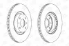 Гальмівний диск передній FIAT BRAVO, DOBLO, FIORINO, IDEA, LINEA, STILO/ ABARTH/ ALFA ROMEO/ LANCIA CHAMPION 561387CH (фото 1)
