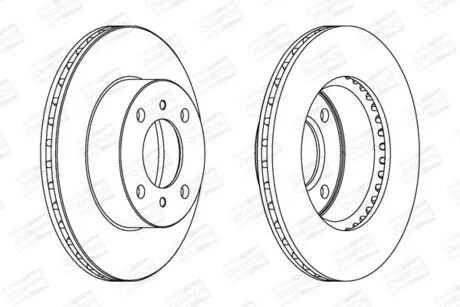Гальмівний диск CHAMPION 562011CH