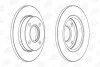 Тормозной диск передний FORD FIESTA, KA/ MAZDA 121 CHAMPION 562038CH (фото 1)