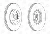 Тормозной диск передний BMW X3, X5 CHAMPION 562134CH1 (фото 1)