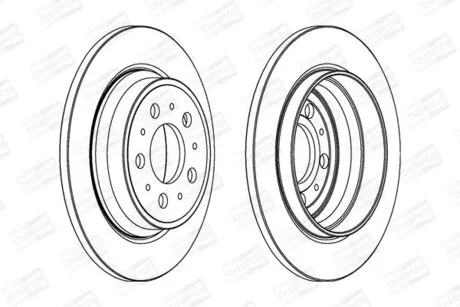 Диск гальмівний CHAMPION 562174CH