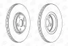 Тормозной диск передний RENAULT ESPACE, VEL SATIS CHAMPION 562187CH1 (фото 1)