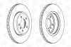 Тормозной диск передний BMW 3-Series, Z4 CHAMPION 562188CH1 (фото 1)