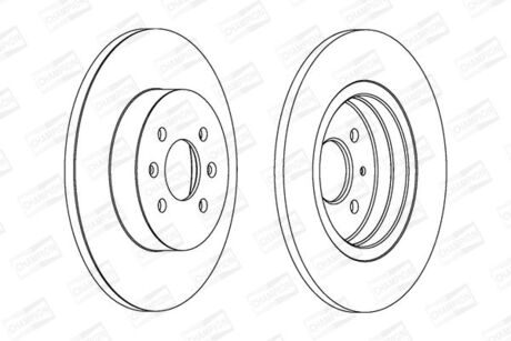 Гальмівний диск CHAMPION 562201CH