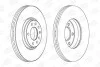 Гальмівний диск передній Opel Astra, Corsa, Meriva, Vectra, Zafira / Saab 9-5 CHAMPION 562240CH (фото 1)