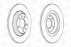 Диск тормозной задний (кратно 2шт.) Peugeot 407 (04-15) CHAMPION 562253CH (фото 1)