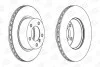 Тормозной диск передний BMW 1-Series, 3-Series CHAMPION 562317CH (фото 1)