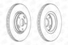 Тормозной диск передний RENAULT LAGUNA CHAMPION 562381CH (фото 1)