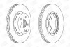 Гальмівний диск передній Mercedes CLS, E-Class / Saab 9-3 CHAMPION 562386CH (фото 1)