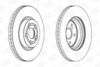 Диск тормозной передний (кратно 2шт.) Toyota Avensis (03-08) CHAMPION 562439CH (фото 1)