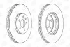 Гальмівний диск передній Audi A4, A5, Q5 CHAMPION 562511CH (фото 1)