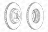 Тормозной диск передний BMW 3-Series (E90,E91,E92,E93), X1 (E84) CHAMPION 562519CH1 (фото 1)