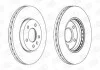 Диск тормозной передний (кратно 2шт.) CHEVROLET CRUZE (J300) 09-/OPEL ASTRA J (P CHAMPION 562631CH (фото 1)