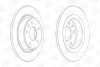 Тормозной диск задний CHEVROLET CRUZE, ORLANDO, VOLT/ OPEL AMPERA, ASTRA, CASCADA, ZAFIRA TOURER CHAMPION 562640CH (фото 1)