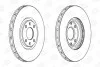 Гальмівний диск передній Opel Mokka / Peugeot 2008, 208, 3008, 308, 5008 / Citroen C4 / DS 3, 4, 5 CHAMPION 562641CH (фото 1)