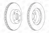 Диск тормозной передний (кртано 2) Hyundai Sonata V, Tucson (04-10)/ Kia Sportag CHAMPION 562755CH (фото 1)