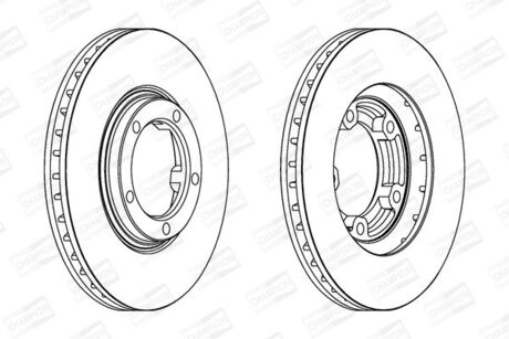 Диск гальмівний CHAMPION 562800CH