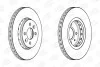 Тормозной диск передний Renault Captur I, Clio V, Dokker, Kangoo, Lodgy, Megane I, II, Scenic I, Tw CHAMPION 562959CH (фото 1)