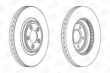 Диск гальмівний CHAMPION 563029CH1