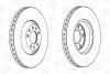 Диск тормозной передний (цена за 1шт.) Peugeot 407, SW 2,2i, 3,0i V6 (04-) (5630 CHAMPION 563031CH1 (фото 1)
