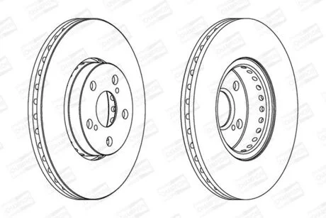 Тормозной диск передний TOYOTA AVENSIS, CORONA CHAMPION 563048CH