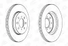 Гальмівний диск передній Honda City, Civic, Domani, Jazz CHAMPION 563065CH (фото 1)