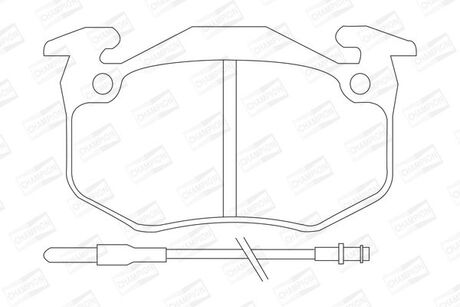 Тормозные колодки CHAMPION 571331CH