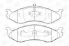 Гальмівні колодки передні Jeep Cherokee, Grand Cherokee, Wrangler / Kia Carnival CHAMPION 571519CH (фото 1)