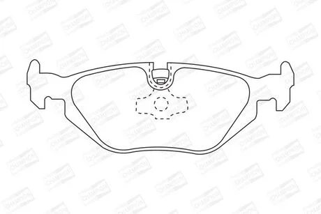 Тормозные колодки задние BMW 3-Series, Z1, Z3, Z4 CHAMPION 571527CH