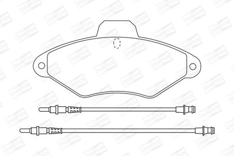 Гальмівні колодки CHAMPION 571757CH