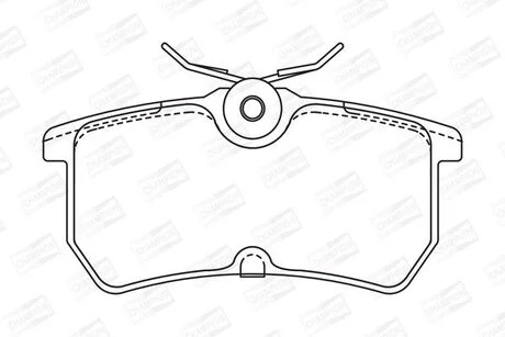 Колодки гальмівні CHAMPION 571998CH