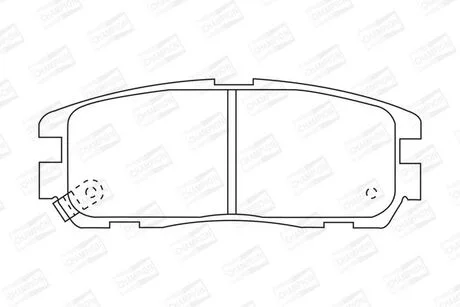 Гальмівні колодки CHAMPION 572221CH