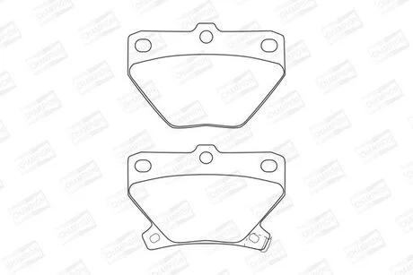 Гальмівні колодки задні Toyota Celica, Corolla, Matrix, Prius, Yaris / Nissan Leaf CHAMPION 572450CH