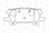 Колодки тормозные дисковые задние LEXUS RX (_U3_) 03-08|TOYOTA HARRIER (_U3_) 03 CHAMPION 572621CH (фото 1)