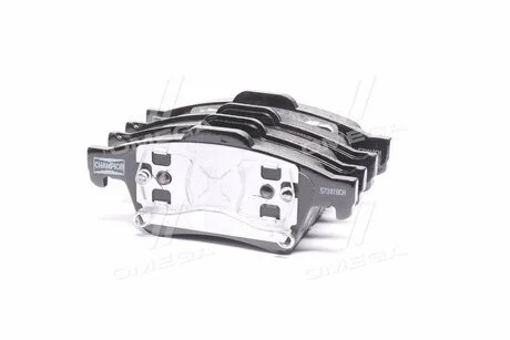 Колодка гальм. диск. RENAULT LAGUNA, MEGANE задн. CHAMPION 573018CH