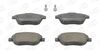 Тормозные колодки передние Citroen C3, C4, Xsara, Picasso / Peugeot 1007, 206, 207, 307, Partner CHAMPION 573031CH (фото 2)