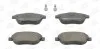 Гальмівні колодки передні Citroen C3, C4, Xsara, Picasso / Peugeot 1007, 206, 207, 307, Partner CHAMPION 573031CH (фото 2)