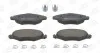 Тормозные колодки передние Peugeot 206, 306 / Citroen Xsara CHAMPION 573051CH (фото 2)