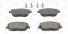 Гальмівні колодки передні VW Polo Skoda Fabia, Roomster / Seat Cordoba, Ibiza CHAMPION 573101CH (фото 2)