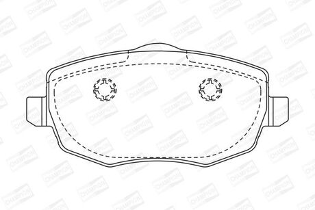 Гальмівні колодки CHAMPION 573144CH