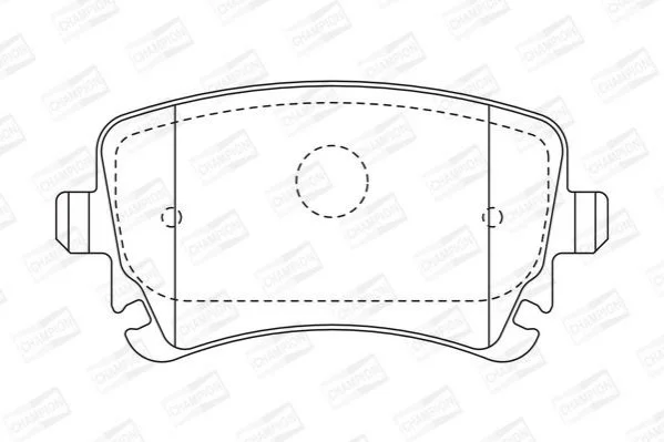 Тормозные колодки задние Audi A4, A6, A8 CHAMPION 573219CH (фото 1)