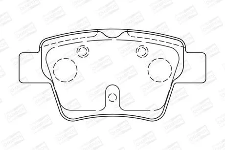 Гальмівні колодки CHAMPION 573235CH