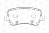 Гальмівні колодки задні Land Rover Freelander 2, Range Rover Evoque/ Ford Galaxy / Volvo V60, V70 CHAMPION 573250CH (фото 1)
