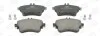 Тормозные колодки передние Mercedes A-Class, B-Class, CLA CHAMPION 573402CH (фото 2)