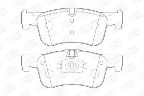 Гальмівні колодки передні BMW 1-Series, 2-Series CHAMPION 573437CH