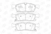 Тормозные колодки передние Mercedes M-Class, GLE (W166), GLS, GL (X166) / Jeep Grand Cherokee IV CHAMPION 573459CH (фото 1)